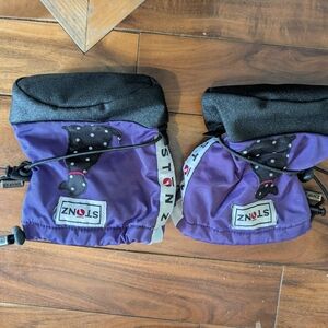 Stonz Black and Purple Dog Booties